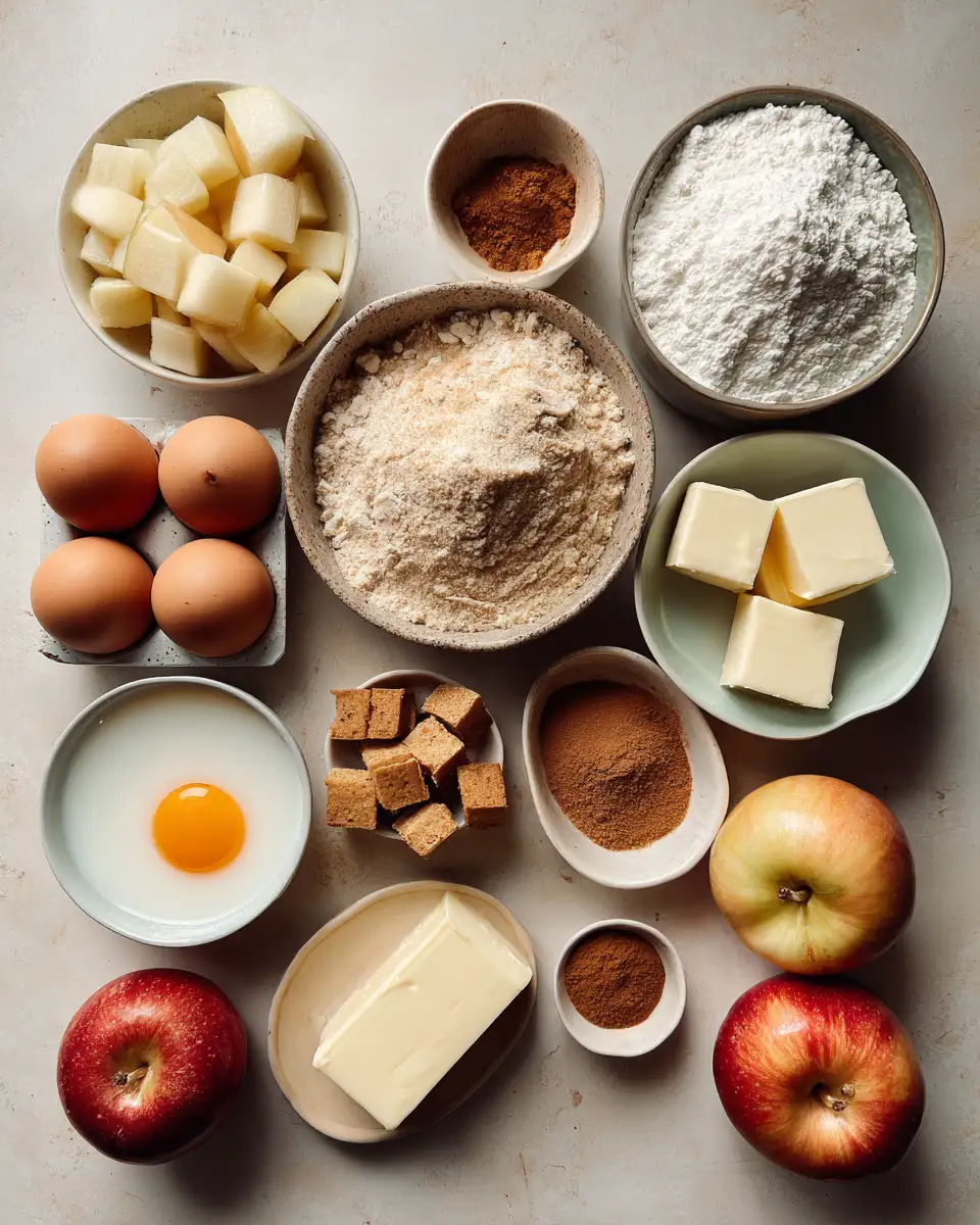 Cozy Up with Irresistible Cinnamon Apple Crumble Cake 4 Ingredients for Cozy Up with Irresistible Cinnamon Apple Crumble Cake