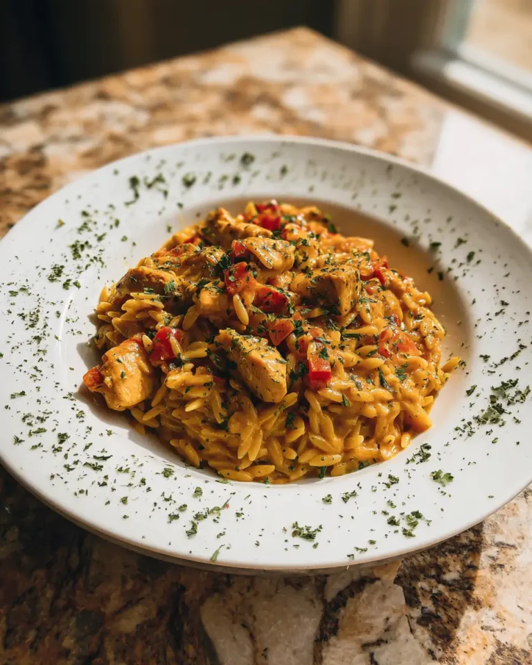 Savor the Spice: Irresistible Creamy Cajun Chicken Orzo Delight - Featured Image