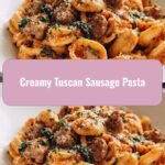 Indulge in Irresistible Creamy Tuscan Sausage Pasta Bliss