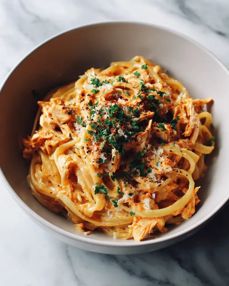 Slow-Cooked Sensation: Irresistible Crockpot Buffalo Chicken Pasta - Featured Image