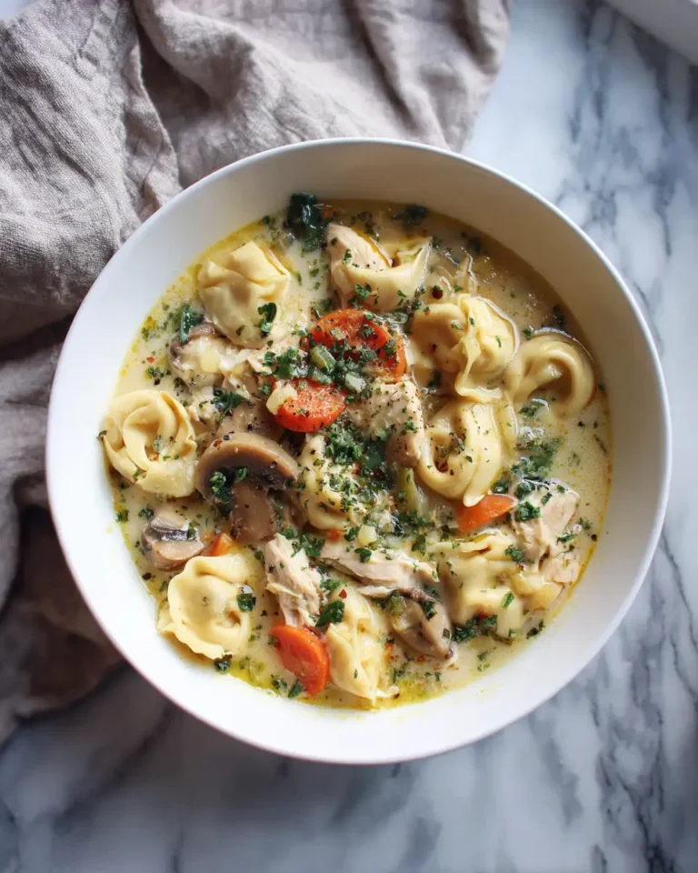 Cozy Up with Comfort: Crockpot Chicken Tortellini Soup Delight - Featured Image