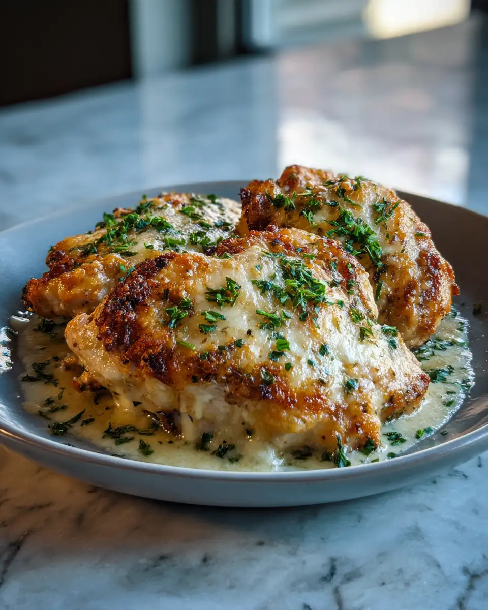 Ultimate Comfort: Crockpot Garlic Parmesan Chicken Delight 6 Final dish - Ultimate Comfort: Crockpot Garlic Parmesan Chicken Delight