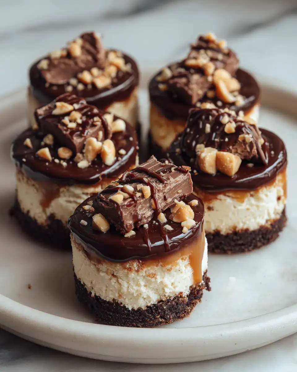 Final dish - Indulge in Bliss: Easy 5-Ingredient Chocolate Caramel Cheesecake Bites