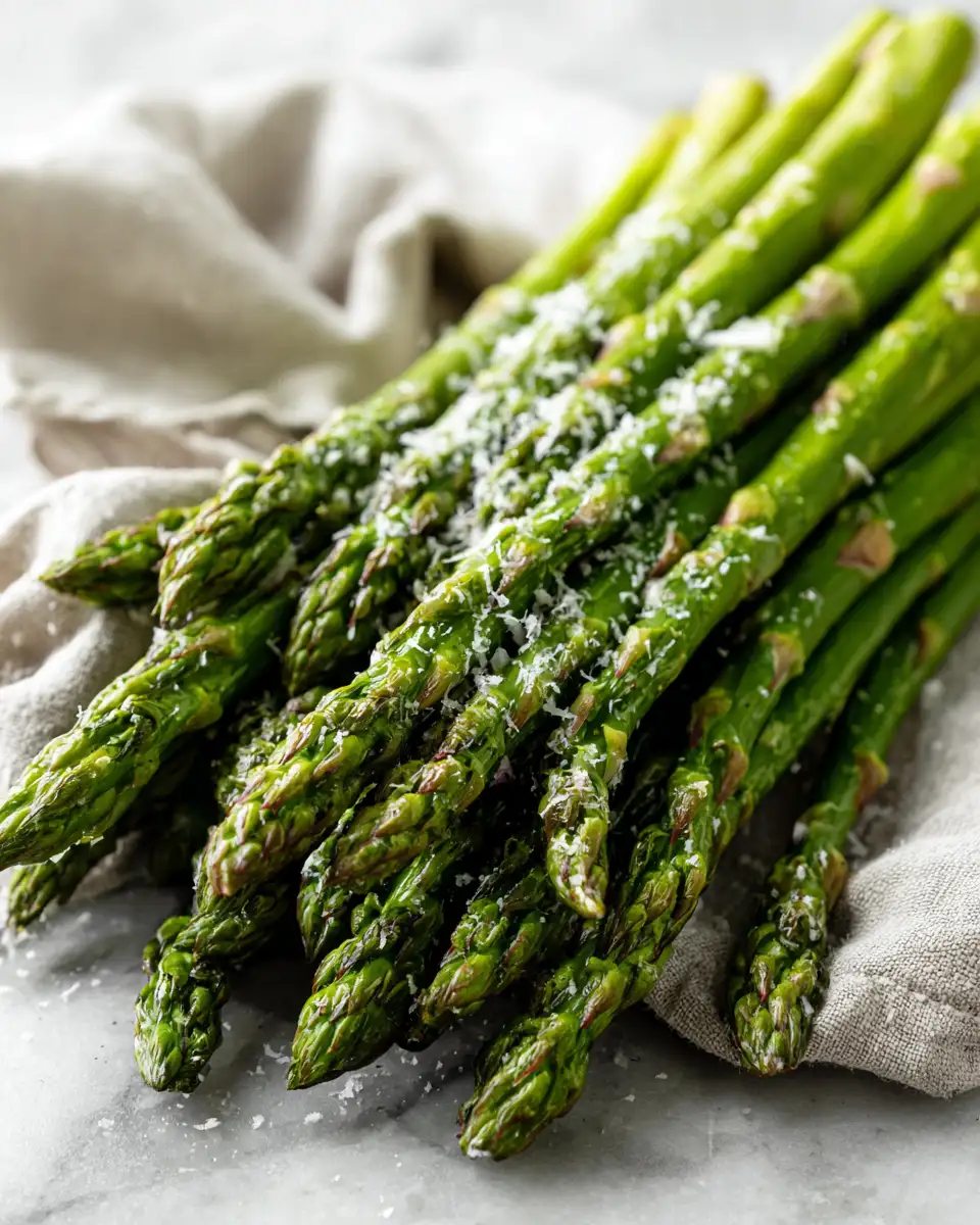 Ingredients for Melt-In-Your-Mouth Easy Cheesy Garlic Roasted Asparagus Recipe