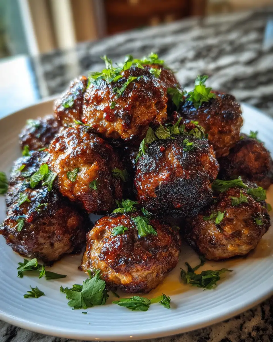 Savor the Flavor: French Onion Beef Meatballs Delight 6 Final dish - Savor the Flavor: French Onion Beef Meatballs Delight