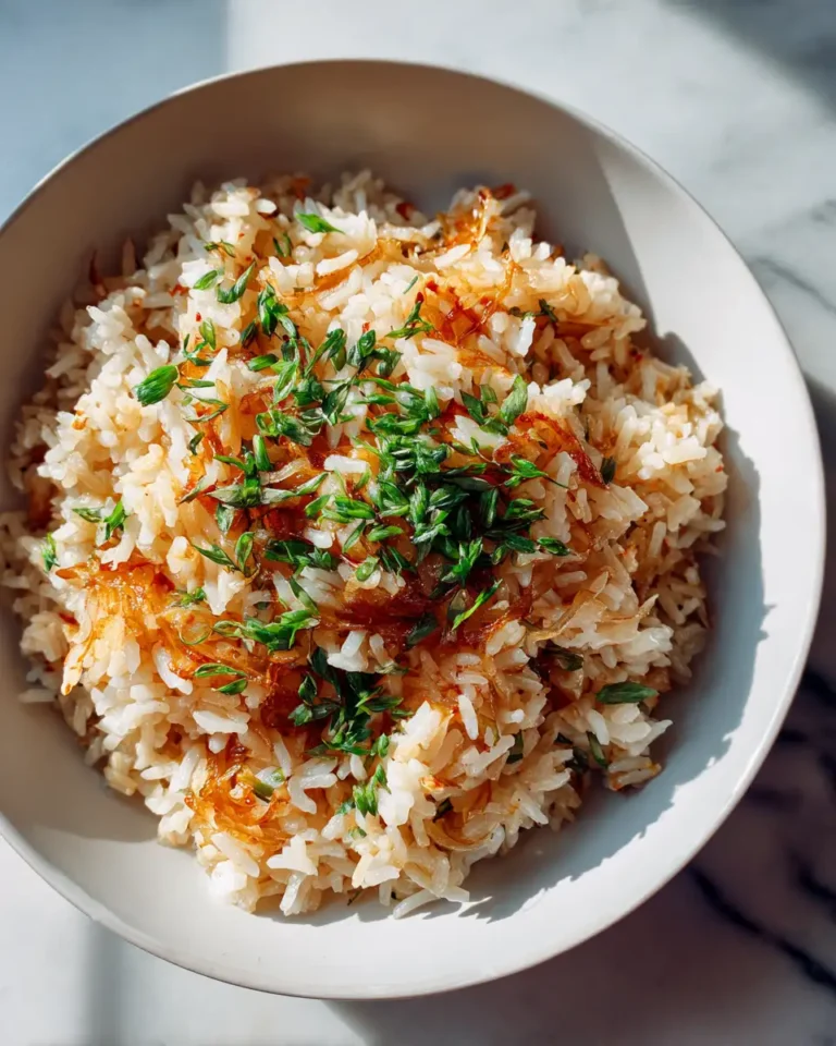 Quick and Delicious French Onion Butter Rice in 30 Minutes - Featured Image