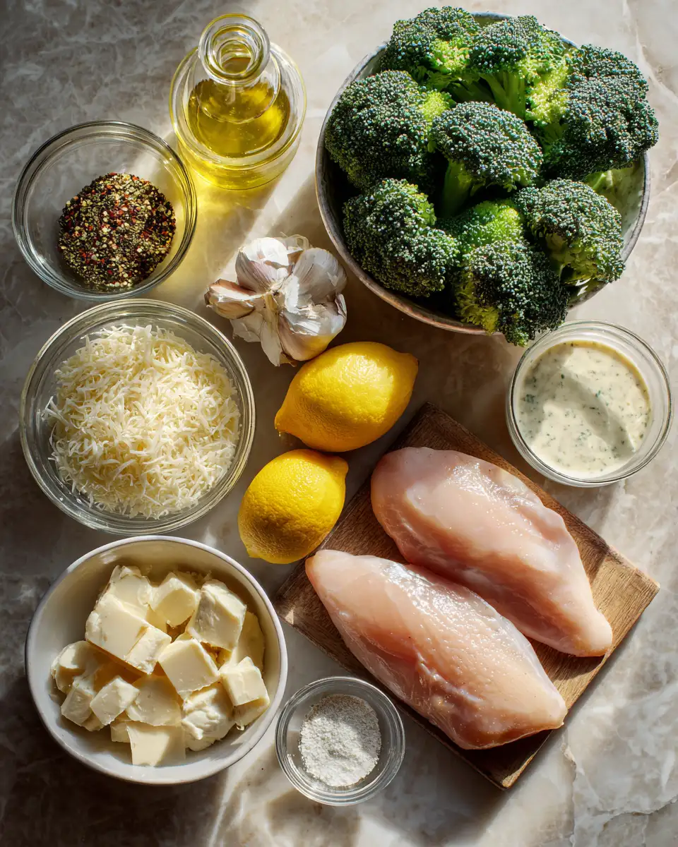 Elevate Your Dinner Game with Grilled Chicken Broccoli Bowls and Creamy Garlic Sauce 4 Ingredients for Elevate Your Dinner Game with Grilled Chicken Broccoli Bowls and Creamy Garlic Sauce