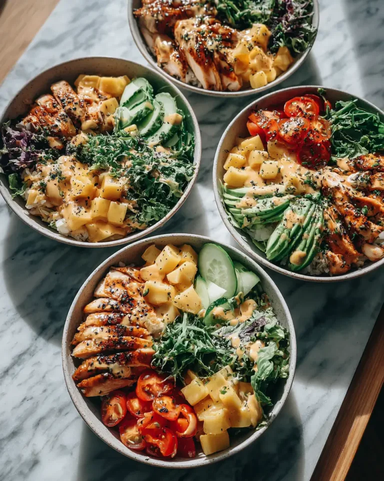 Sweet and Savory Delight: Irresistible Honey Mustard Chicken Bowls - Featured Image