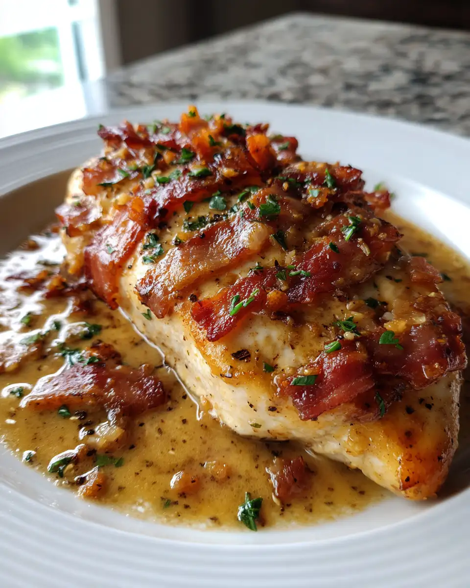 Final dish - Savor the Flavor: Maple Garlic Bacon Chicken Delight