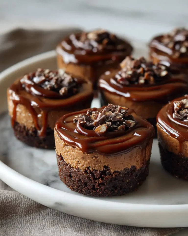 Decadent Delight: No-Bake Chocolate Caramel Cheesecake Bites for Effortless Indulgence - Featured Image