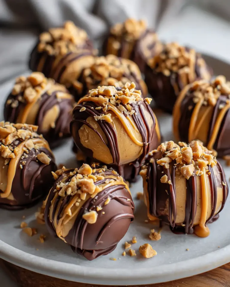 Decadent Delights: Irresistible Peanut Butter Cheesecake Truffles - Featured Image