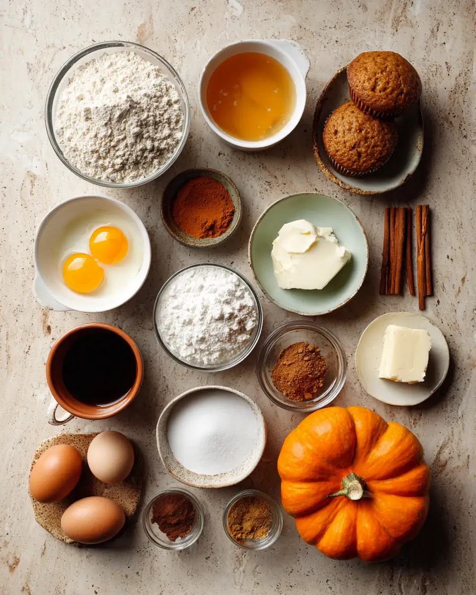 Pumpkin Cream Cheese Muffins: Autumn's Perfect Bite 4 Ingredients for Pumpkin Cream Cheese Muffins: Autumn's Perfect Bite