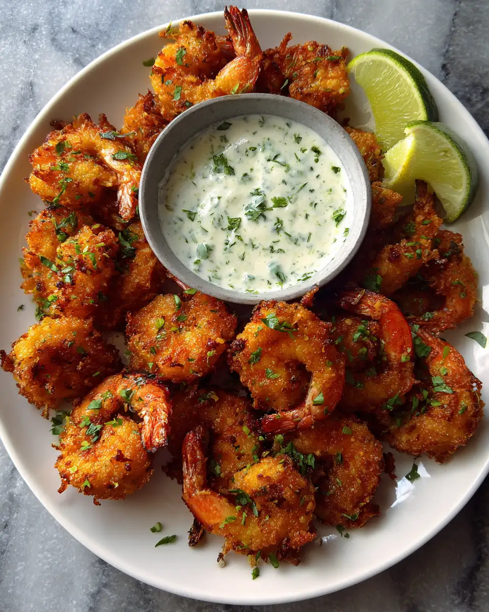 Crispy Shrimp Fritters with Zesty Lime Mayonnaise Delight 6 Final dish - Crispy Shrimp Fritters with Zesty Lime Mayonnaise Delight