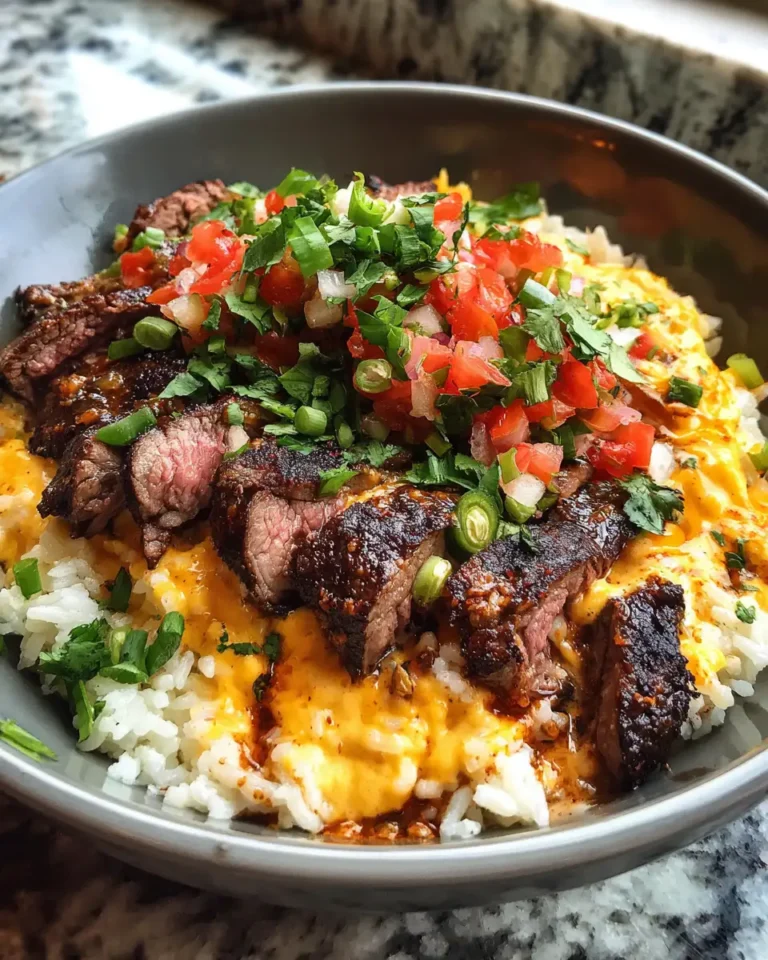 Sizzling Steak Queso Rice Bowl: A Flavor Fiesta in Every Bite - Featured Image