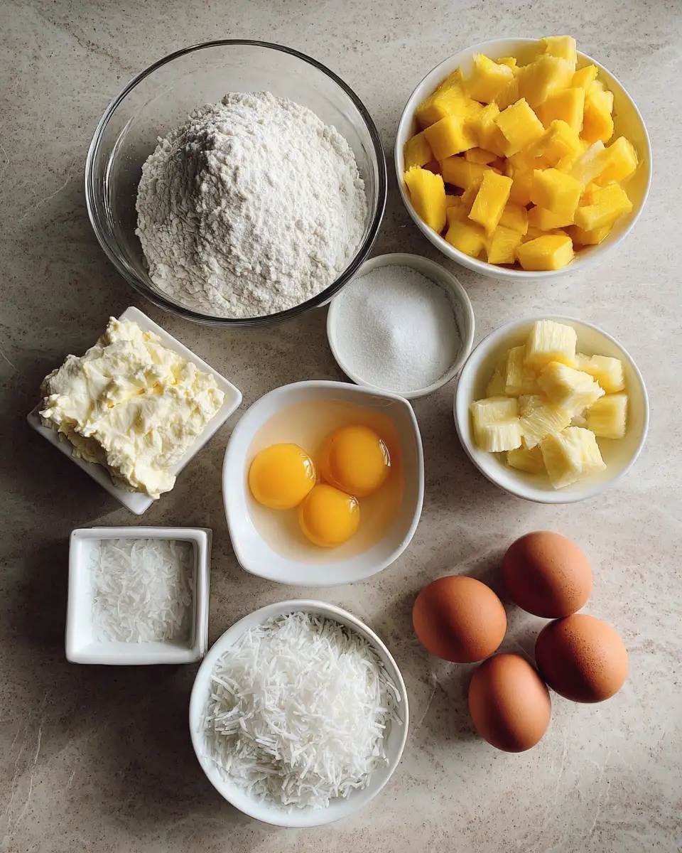 Tropical Bliss: Dive into Our Luscious Fruit Cheesecake Crumb Cake 4 Ingredients for Tropical Bliss: Dive into Our Luscious Fruit Cheesecake Crumb Cake