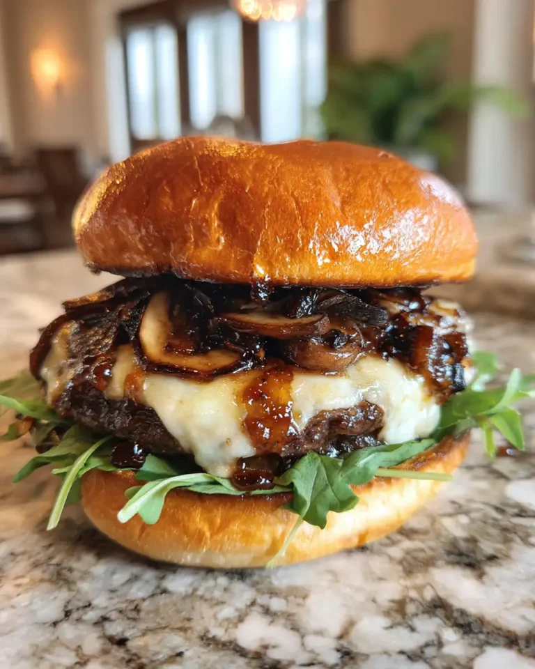 Savor the Flavor: Whiskey-Glazed Mushroom Swiss Smash Burger Bliss - Featured Image