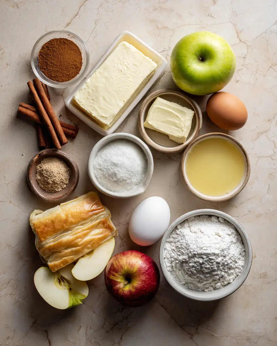 Decadent Apple Pie Cream Cheese Danish Delight 4 Ingredients for Decadent Apple Pie Cream Cheese Danish Delight
