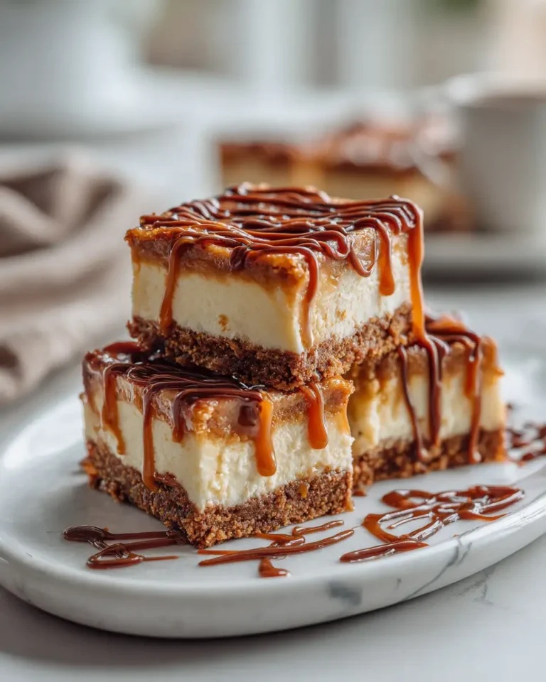 Irresistible Indulgence: Biscoff Caramel Cheesecake Bars That Wow - Featured Image
