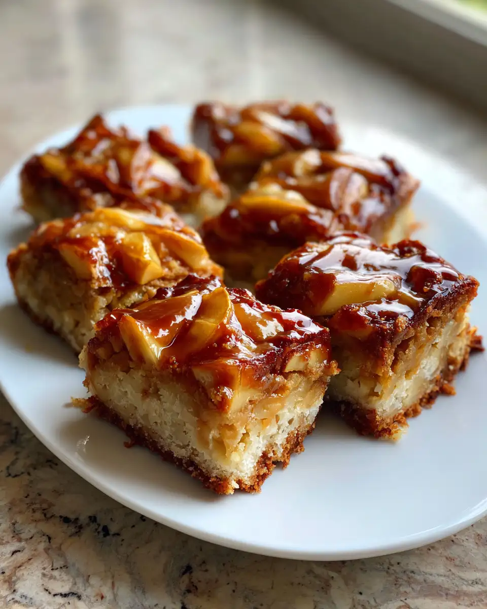 Final dish - Irresistible Brown Butter Maple Apple Bars: A Fall Flavor Explosion