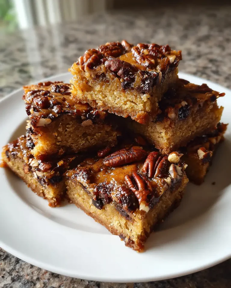 Decadent Delight: Indulge in Irresistible Brown Butter Pecan Blondies - Featured Image