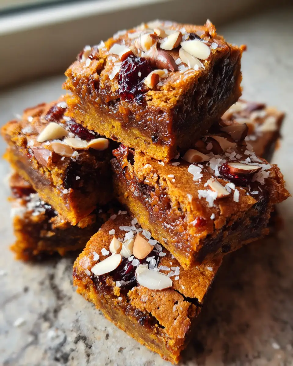 Indulge in Autumn Bliss with Irresistible Brown Butter Pumpkin Blondies 6 Final dish - Indulge in Autumn Bliss with Irresistible Brown Butter Pumpkin Blondies