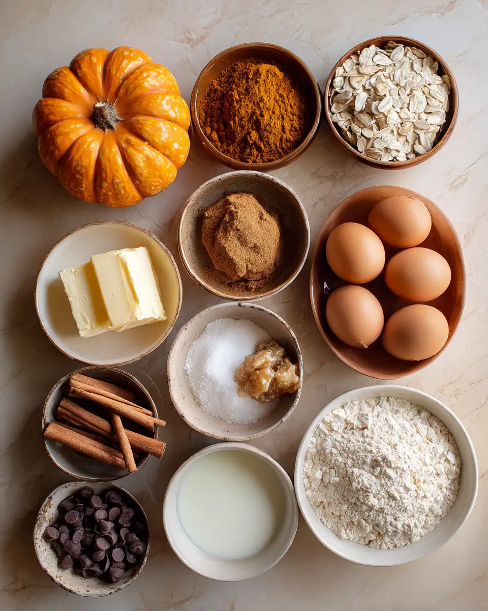 Indulge in Autumn Bliss with Irresistible Brown Butter Pumpkin Blondies 4 Ingredients for Indulge in Autumn Bliss with Irresistible Brown Butter Pumpkin Blondies