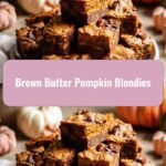 Indulge in Autumn Bliss with Irresistible Brown Butter Pumpkin Blondies