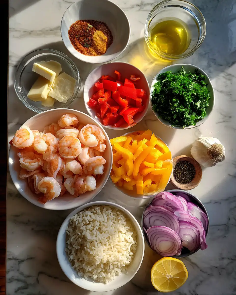 Ingredients for Irresistible Cajun Honey Butter Shrimp Bowls That Will Spice Up Your Dinner