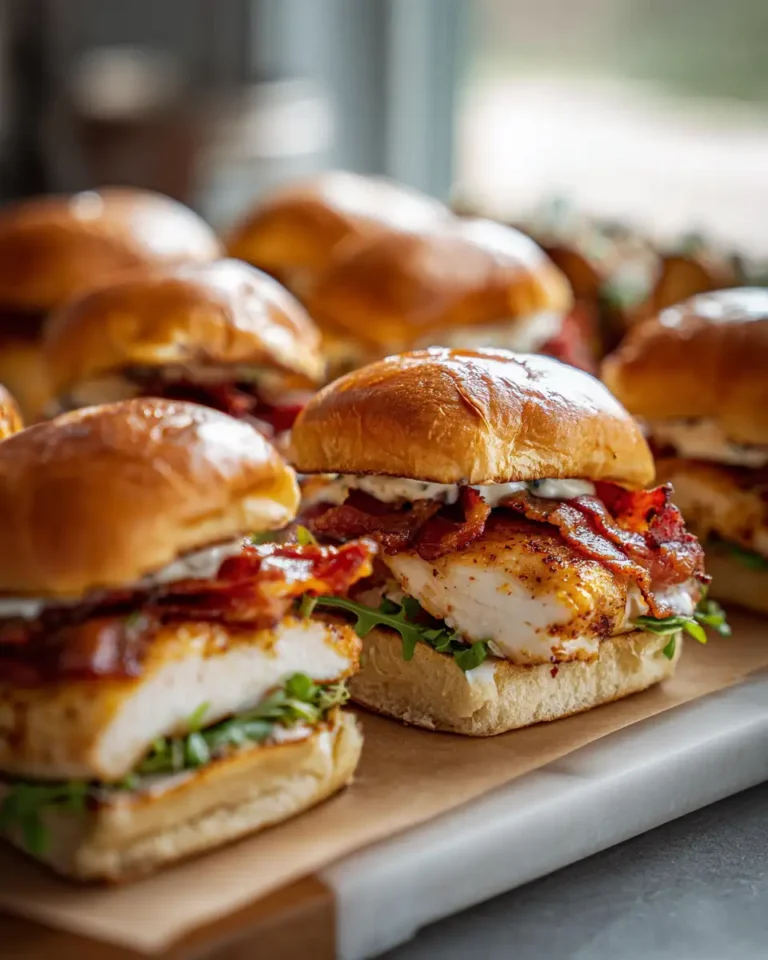 Irresistible Cheesy Chicken Bacon Ranch Sliders That Will Wow Your Taste Buds - Featured Image