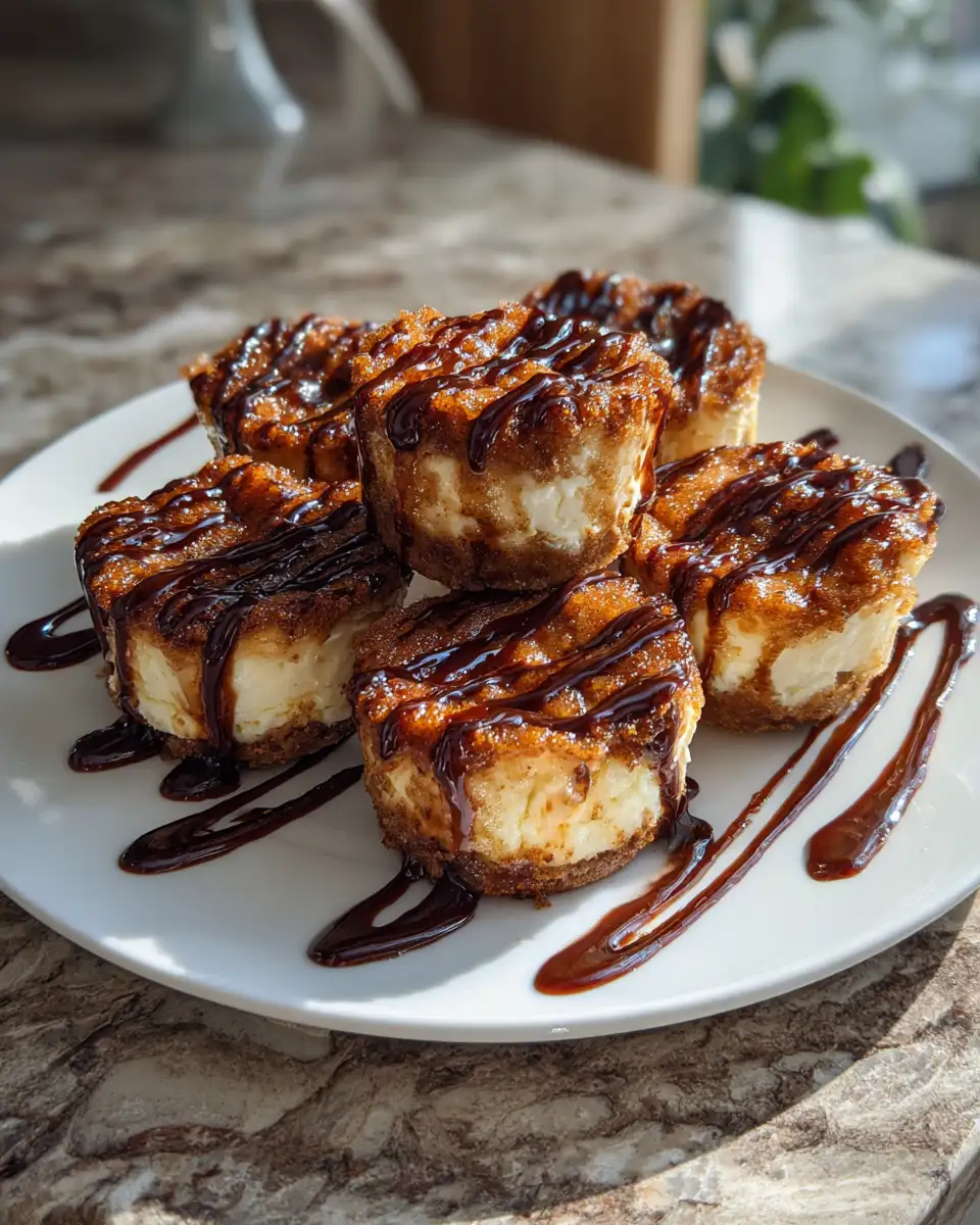 Final dish - Irresistible Churro Cheesecake Cookie Bites: The Ultimate Sweet Treat