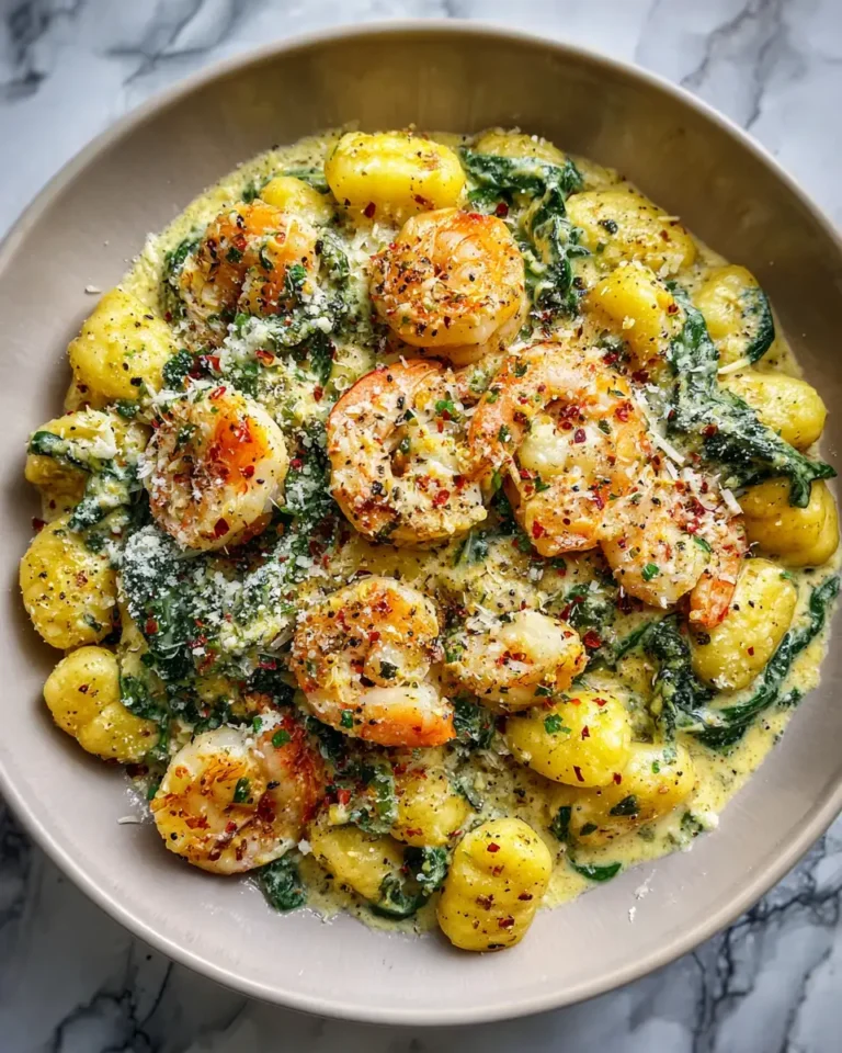 Indulge in Comfort: Creamy Garlic Parmesan Shrimp Gnocchi Delight - Featured Image