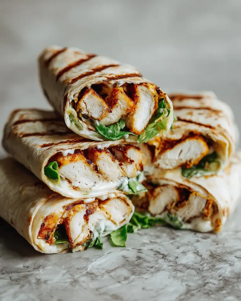 Crispy Parmesan Chicken Alfredo Wraps: A Decadent Twist on a Classic Favorite - Featured Image