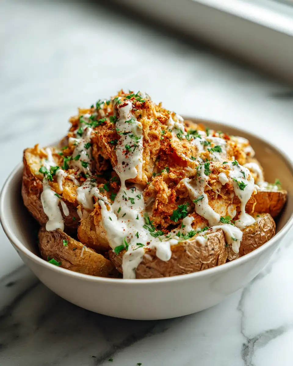 Ultimate Comfort: Crispy Ranch Chicken Potato Bowls That Will Wow Your Taste Buds 6 Final dish - Ultimate Comfort: Crispy Ranch Chicken Potato Bowls That Will Wow Your Taste Buds