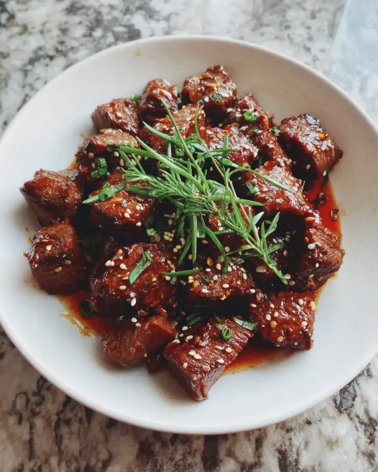 Sizzling Honey Garlic Steak Bites: A Flavor Explosion in Every Bite - Featured Image