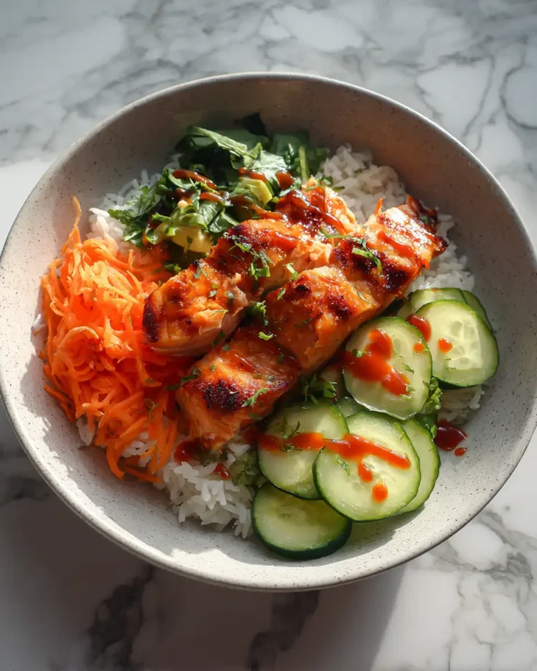Spice Up Your Dinner with Honey Sriracha Salmon Rice Bowls - Featured Image