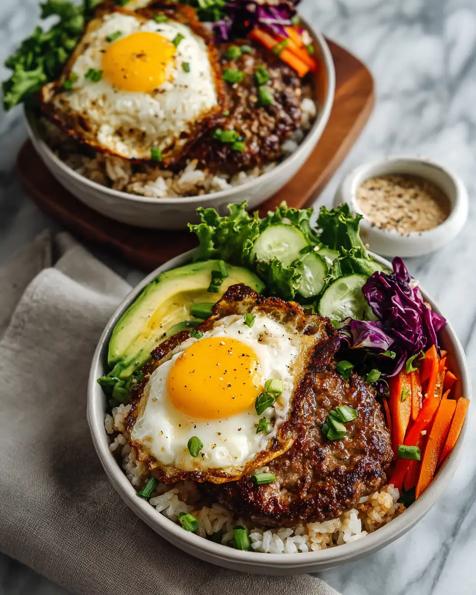Loaded Burger Rice Bowls: A Delectable Twist on Your Favorite Classic 6 Final dish - Loaded Burger Rice Bowls: A Delectable Twist on Your Favorite Classic