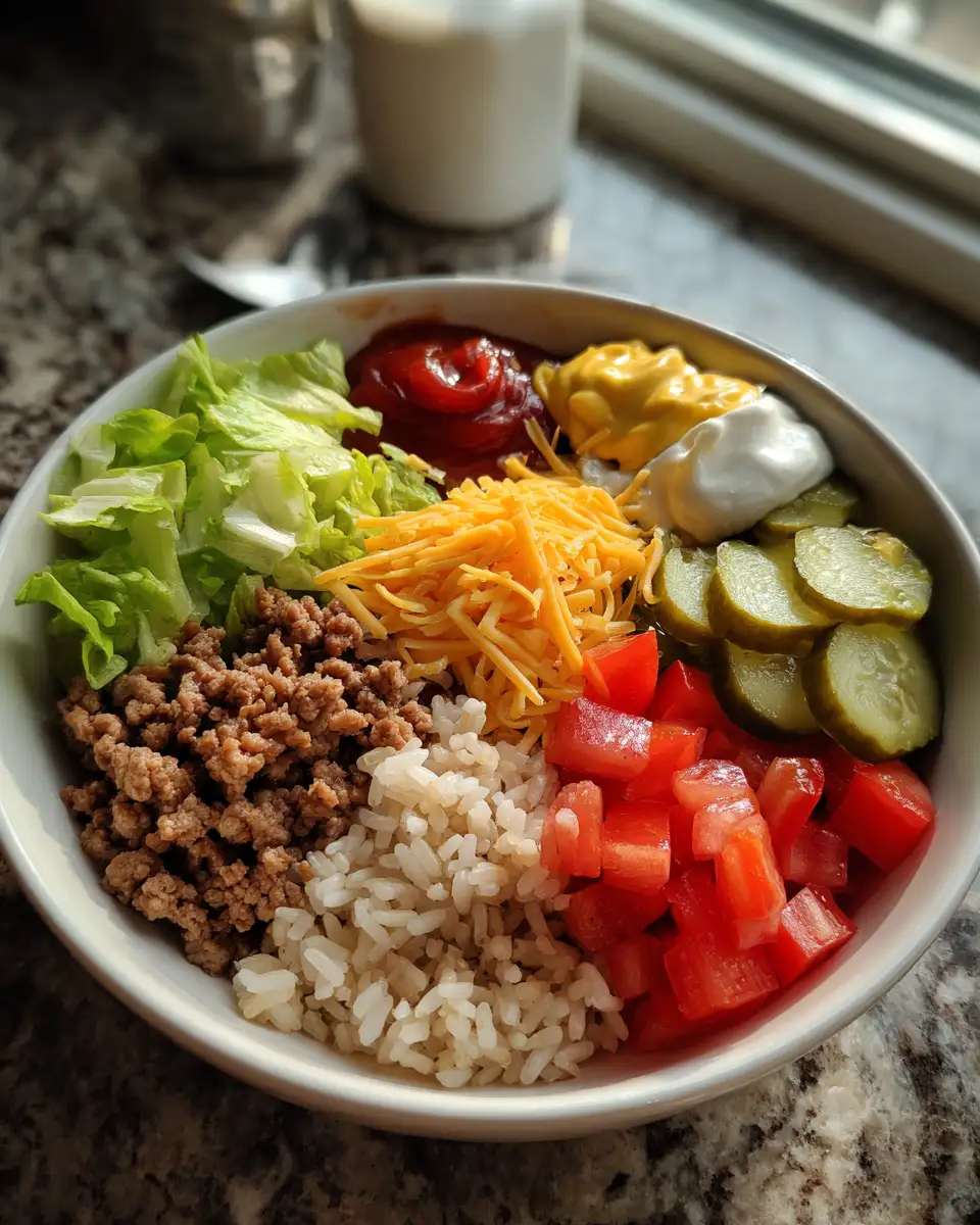 Loaded Burger Rice Bowls: A Delectable Twist on Your Favorite Classic 4 Ingredients for Loaded Burger Rice Bowls: A Delectable Twist on Your Favorite Classic