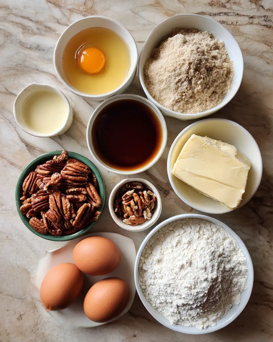 Ingredients for Irresistibly Sweet: Dive into Maple Brown Sugar Pecan Cookie Bliss