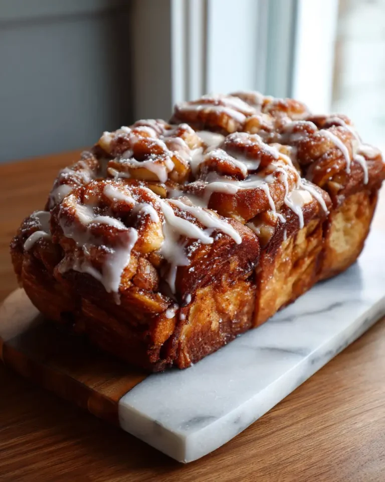 Irresistible Maple Glazed Apple Fritter Bread: A Sweet Autumn Delight - Featured Image