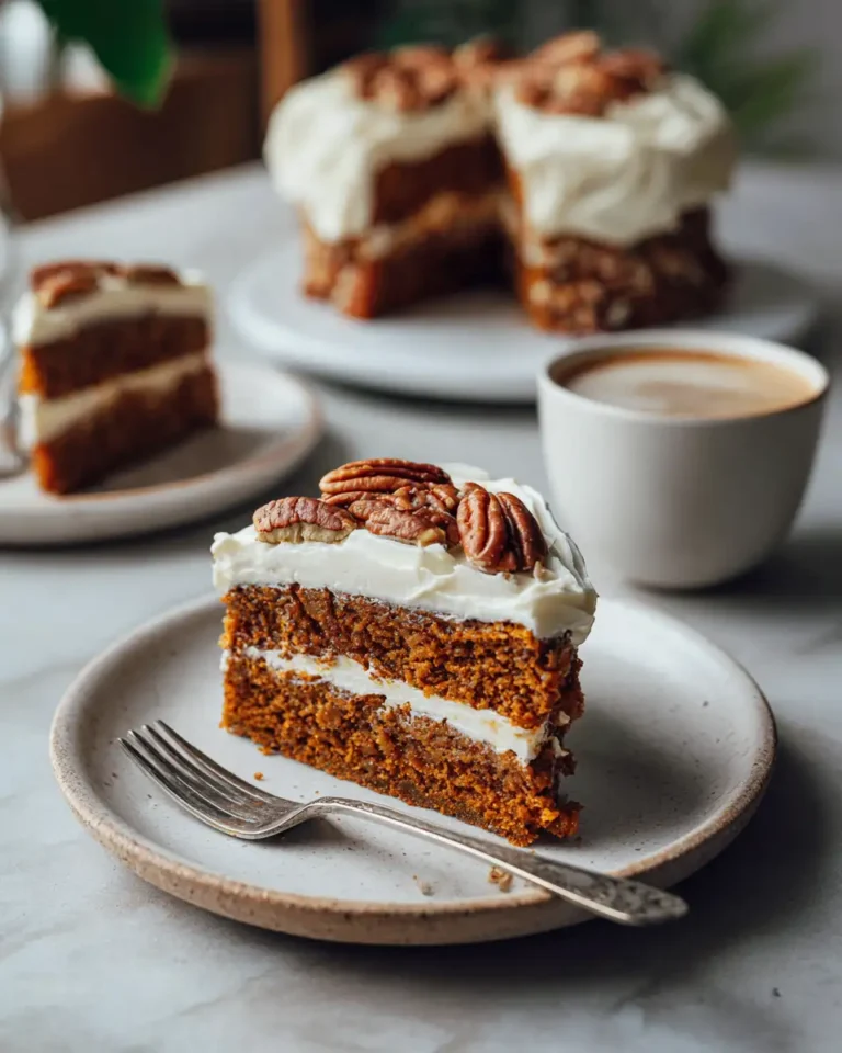 Fall in Love with Maple Pecan Pumpkin Cake - Featured Image