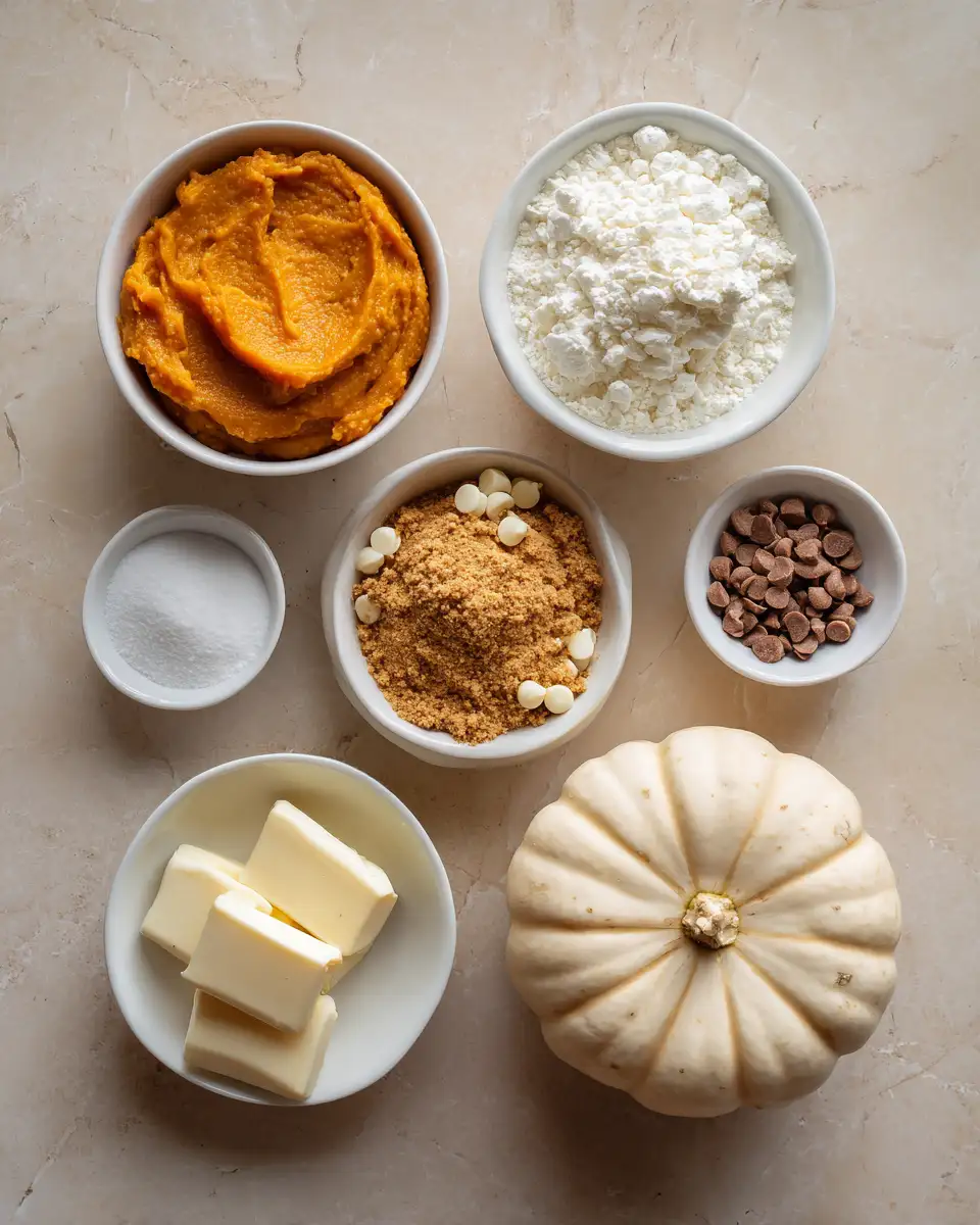 Ingredients for Indulge in Fall Bliss with No Bake Pumpkin Cheesecake Truffles
