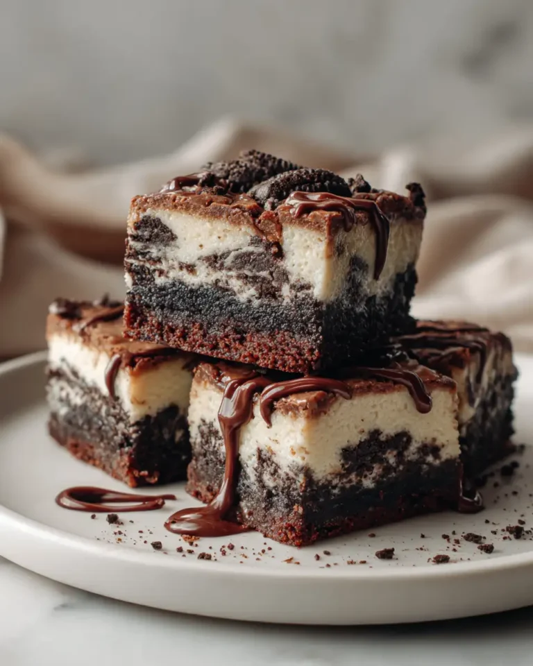 Decadent Layers: Indulge in Oreo Cheesecake Brownie Bars - Featured Image