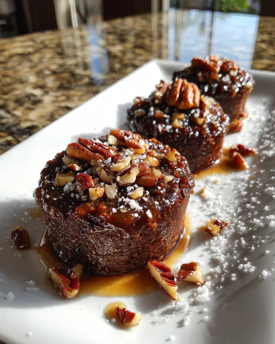 Final dish - Irresistible Pecan Pie Brownie Bites: A Sweet Fusion of Two Classics