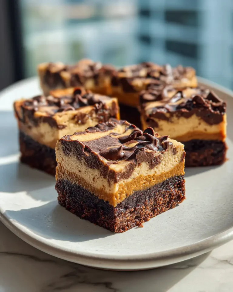 Decadent Pumpkin Cheesecake Brownie Bars to Satisfy Your Fall Cravings - Featured Image