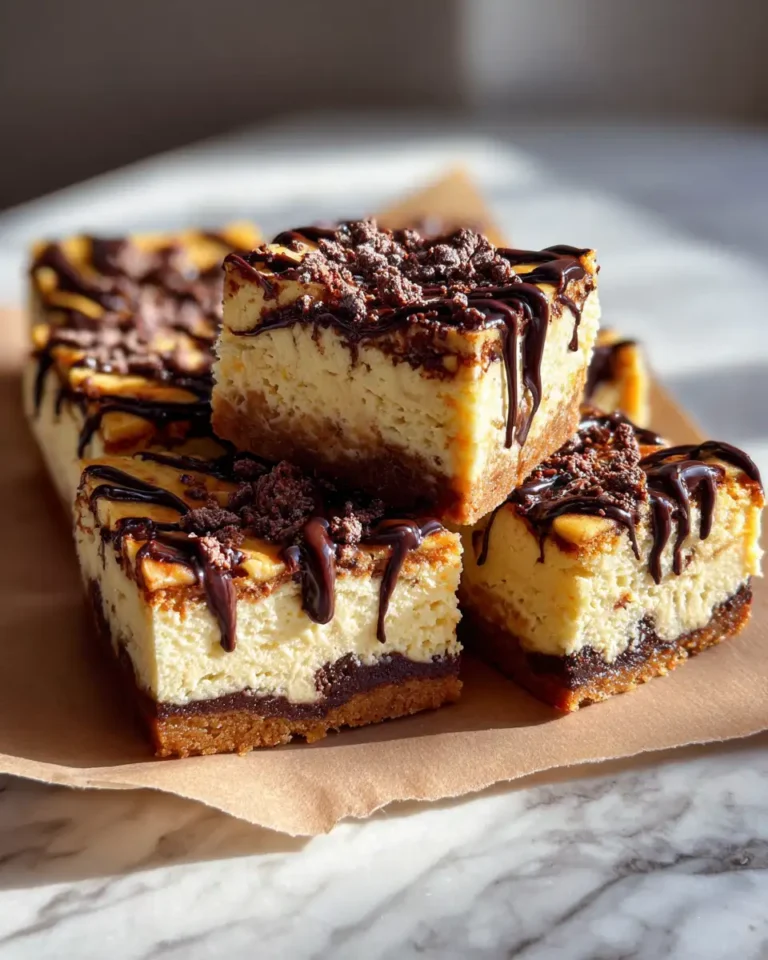 Decadent Pumpkin Chocolate Cheesecake Bars to Satisfy Your Fall Cravings - Featured Image