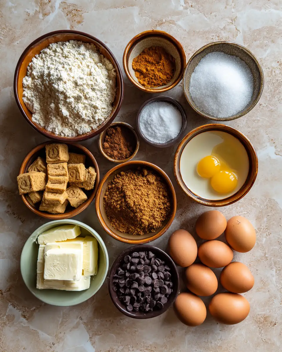 Ingredients for Decadent Pumpkin Chocolate Cheesecake Bars to Satisfy Your Fall Cravings
