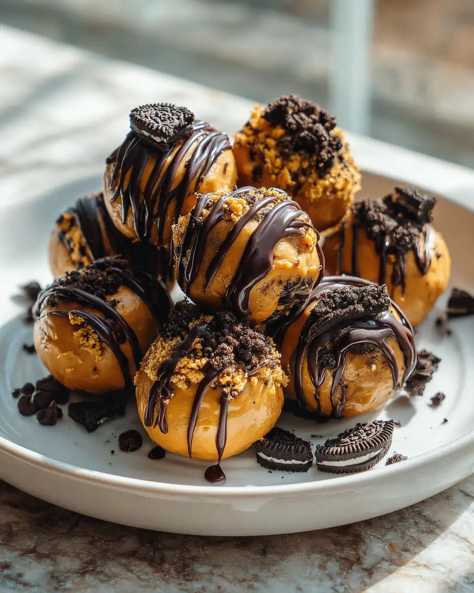 Final dish - Decadent Pumpkin Oreo Cheesecake Truffles: A Fall Delight