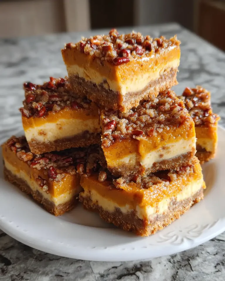 Decadent Delight: Pumpkin Pecan Cheesecake Bars for Fall Indulgence - Featured Image