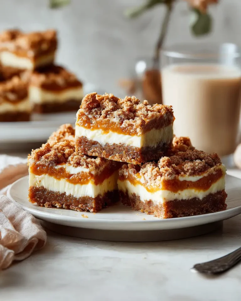 Irresistible Pumpkin Spice Cheesecake Crumb Bars to Satisfy Your Fall Cravings - Featured Image