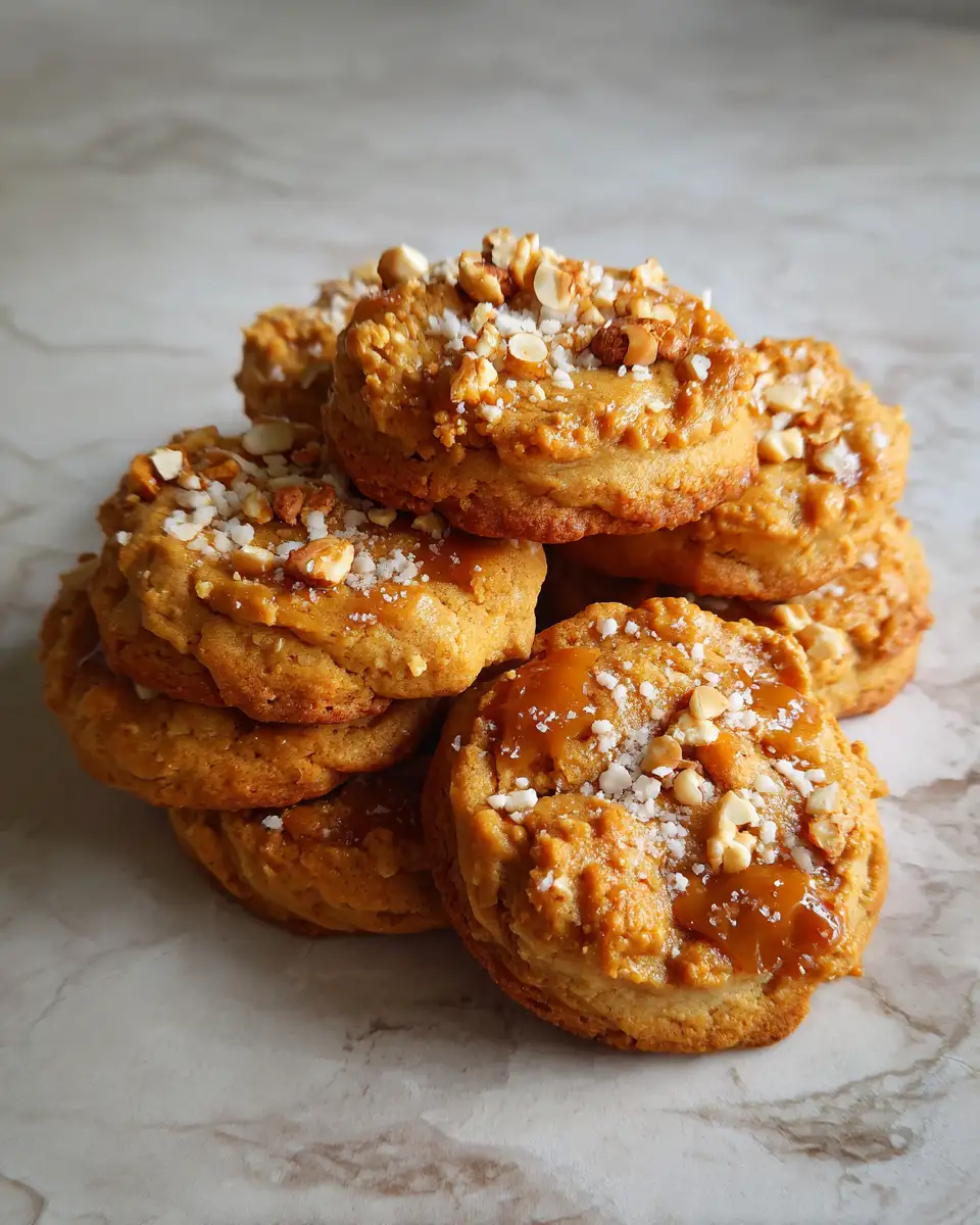 Final dish - Decadent Delights: Salted Caramel Pumpkin Cheesecake Cookies You Need to Try